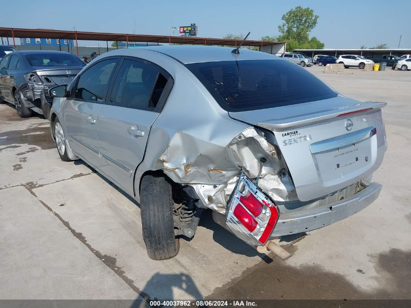 2011 Nissan Sentra 2.0S VIN: 3N1AB6APXBL654848 Lot: 40037962