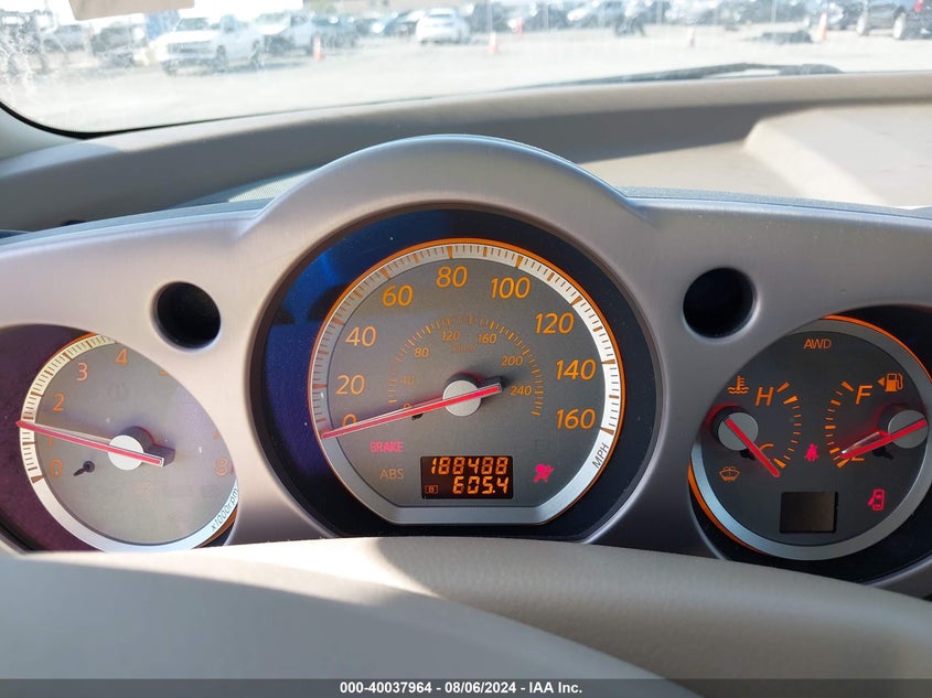 2007 Nissan Murano S VIN: JN8AZ08W17W624307 Lot: 40037964