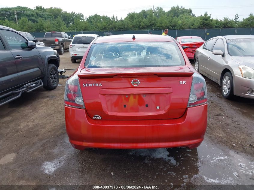 2011 Nissan Sentra 2.0Sr VIN: 3N1AB6APXBL649407 Lot: 40037973