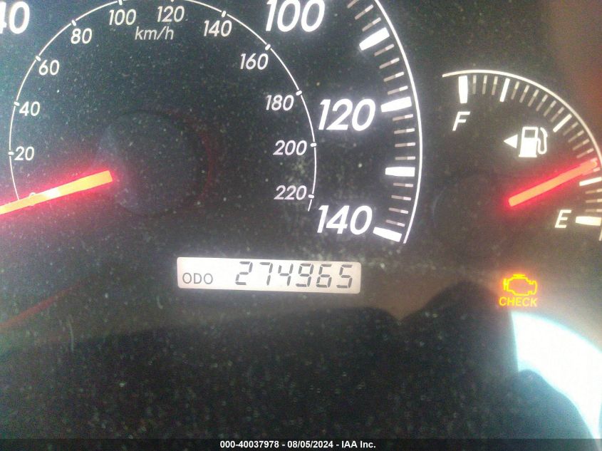 2005 Toyota Camry Xle VIN: 4T1BE30K35U507032 Lot: 40037978