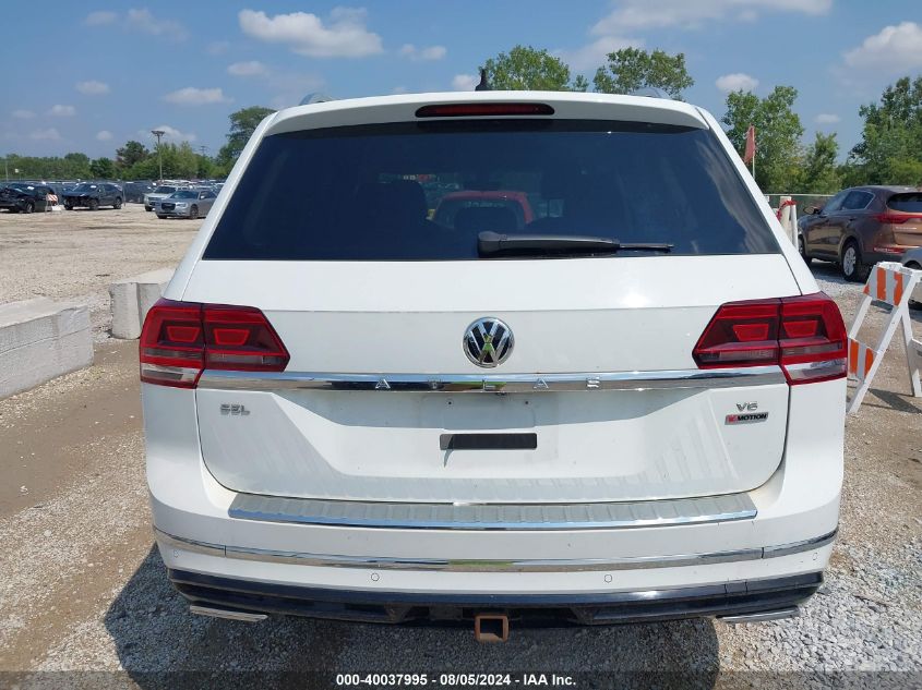 2018 Volkswagen Atlas 3.6L V6 Sel VIN: 1V2RR2CA0JC576280 Lot: 40037995