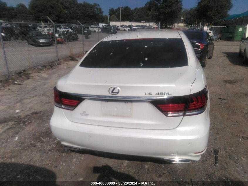 2014 Lexus Ls 460 L VIN: JTHGL5EFXE5051241 Lot: 40038009