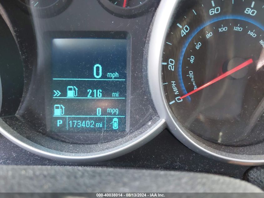 2012 Chevrolet Cruze Eco VIN: 1G1PJ5SC0C7241495 Lot: 40038014