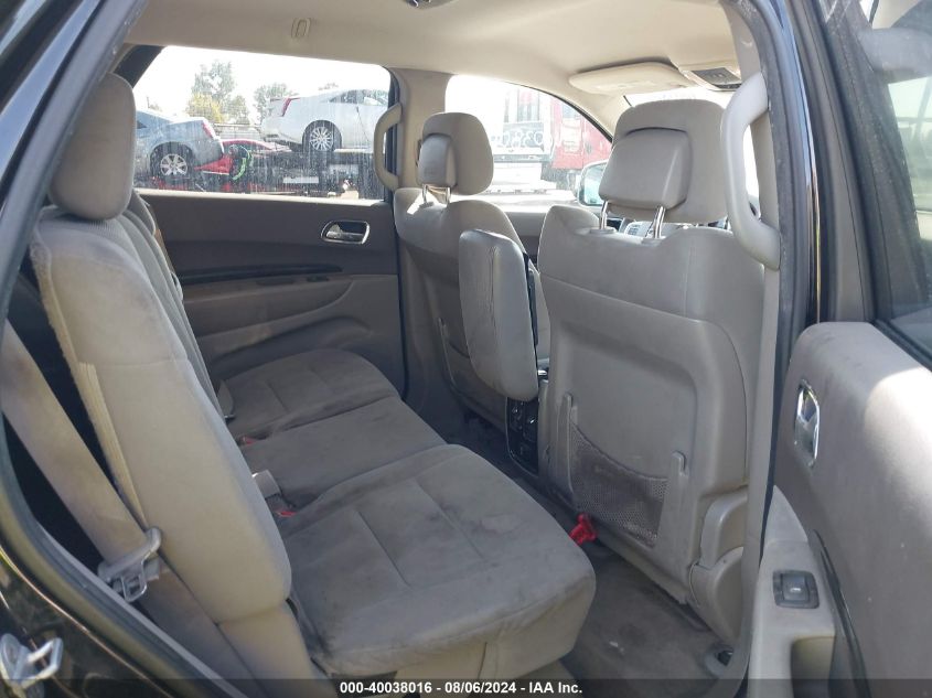 2011 Dodge Durango Crew VIN: 1D4RD4GG3BC626801 Lot: 40038016