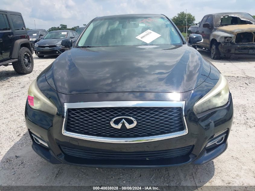 2014 Infiniti Q50 Premium VIN: JN1BV7AR7EM692549 Lot: 40038028