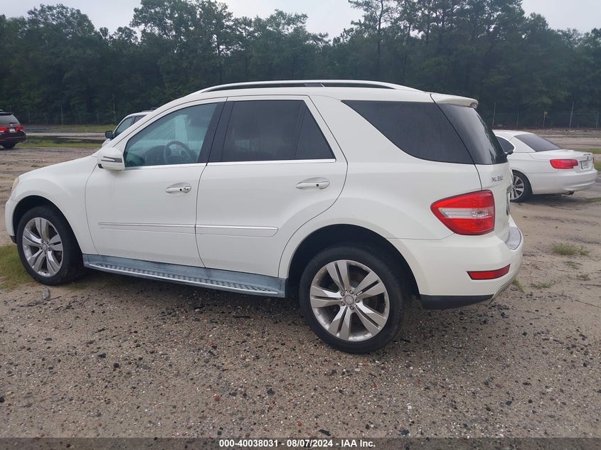 2011 Mercedes-Benz Ml 350 4Matic VIN: 4JGBB8GB2BA694353 Lot: 40038031