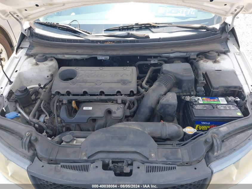 2010 Kia Forte Lx VIN: KNAFT4A20A5109522 Lot: 40038084