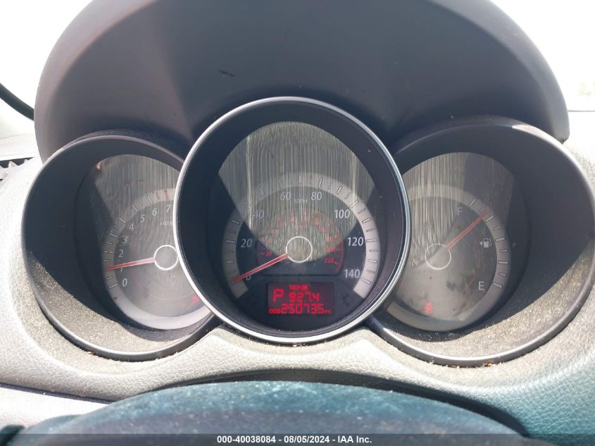 2010 Kia Forte Lx VIN: KNAFT4A20A5109522 Lot: 40038084