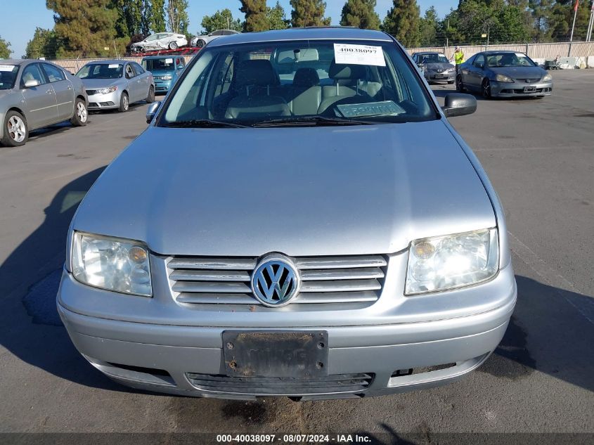 2000 Volkswagen Jetta Gls VIN: 3VWSE29M3YM195853 Lot: 40038097
