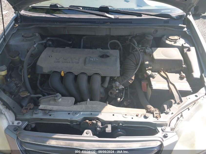 2004 Toyota Corolla Le VIN: 1NXBR32E84Z337275 Lot: 40038132