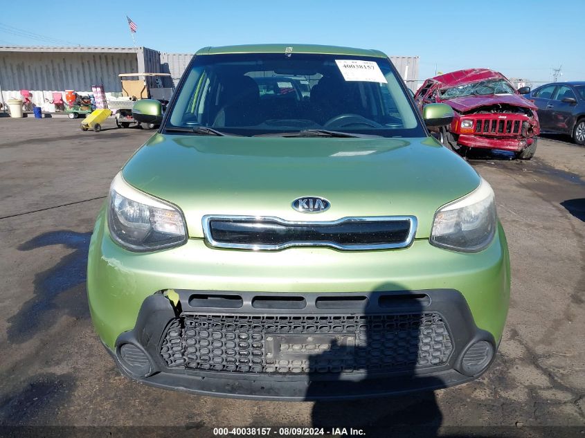 2014 Kia Soul + VIN: KNDJP3A55E7726916 Lot: 40290876