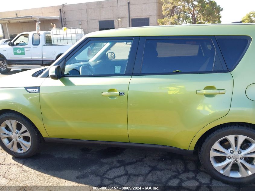 2014 Kia Soul + VIN: KNDJP3A55E7726916 Lot: 40290876