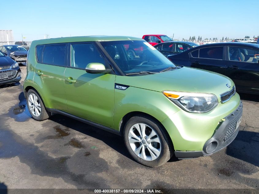 2014 Kia Soul + VIN: KNDJP3A55E7726916 Lot: 40290876