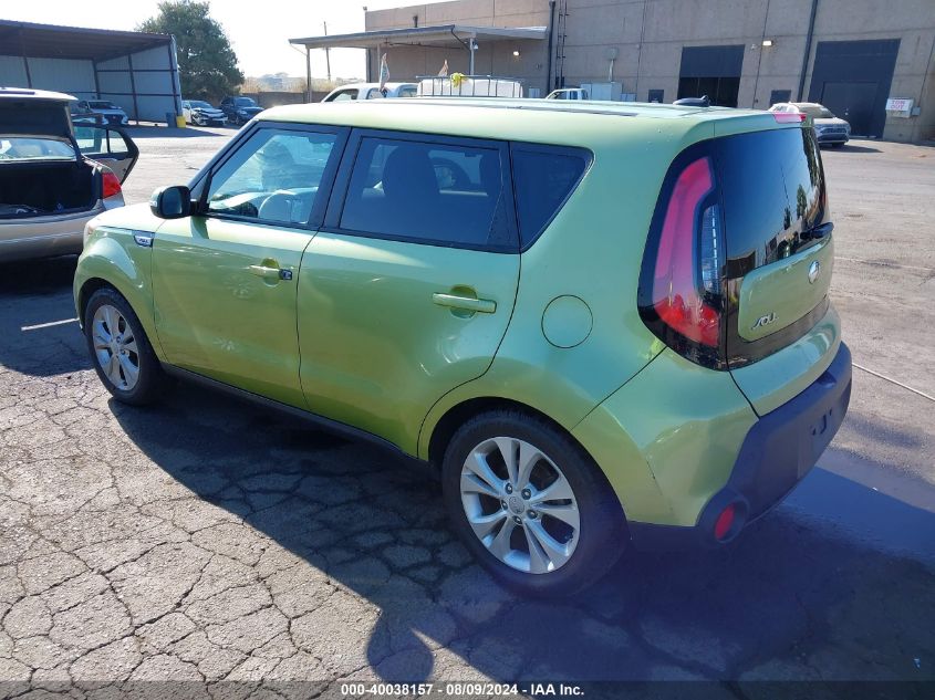 2014 Kia Soul + VIN: KNDJP3A55E7726916 Lot: 40290876