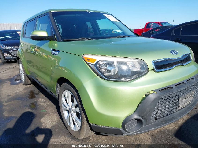 2014 Kia Soul + VIN: KNDJP3A55E7726916 Lot: 40290876