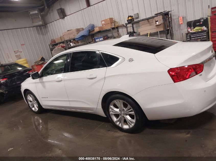 2015 Chevrolet Impala 2Lt VIN: 2G1125S31F9292817 Lot: 40038170