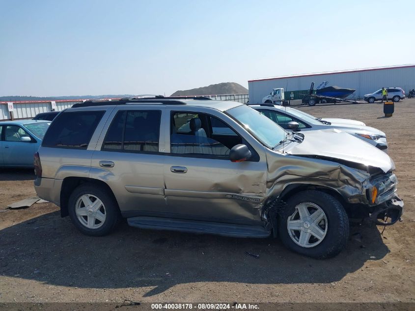 2002 Chevrolet Trailblazer Ltz VIN: 1GNDT13S722395367 Lot: 40038178