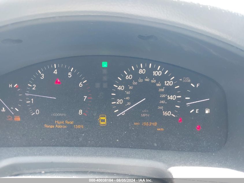 2005 Lexus Ls 430 VIN: JTHBN36F255000890 Lot: 40038184