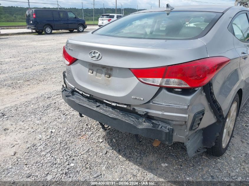 2011 Hyundai Elantra Limited (Ulsan Plant) VIN: KMHDH4AE1BU112700 Lot: 40038191