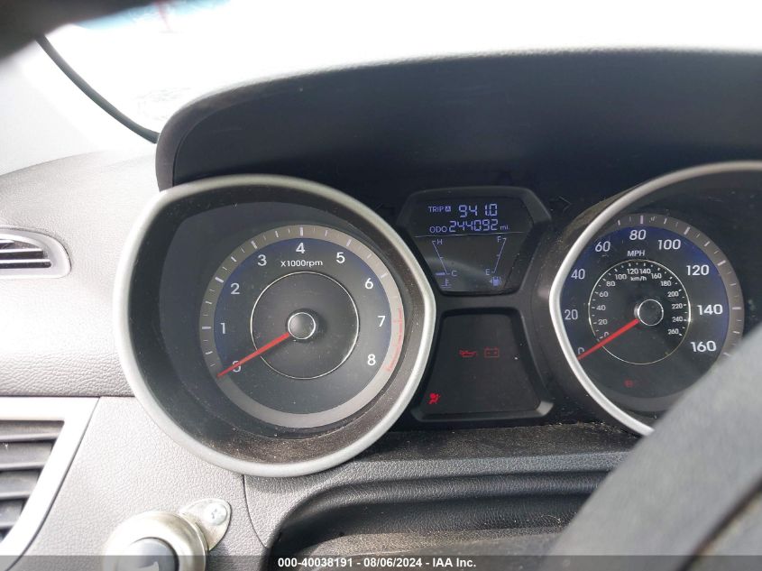 2011 Hyundai Elantra Limited (Ulsan Plant) VIN: KMHDH4AE1BU112700 Lot: 40038191