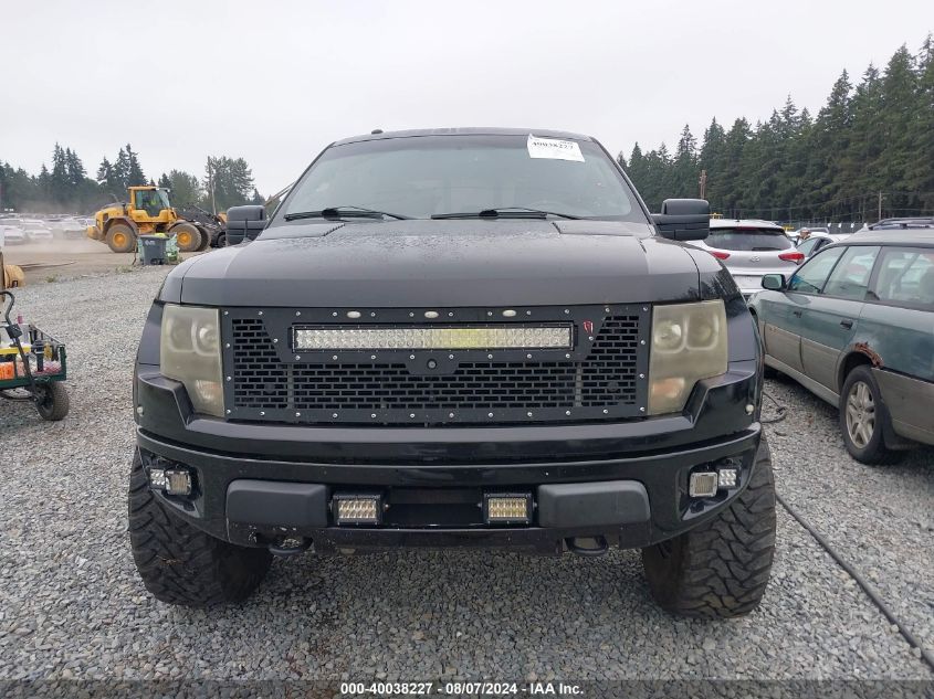 2013 Ford F-150 Svt Raptor VIN: 1FTFW1R66DFD69129 Lot: 40038227