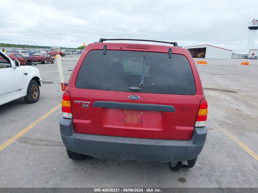 2003 Ford Escape Xlt VIN: 1FMYU93143KC97696 Lot: 40038231