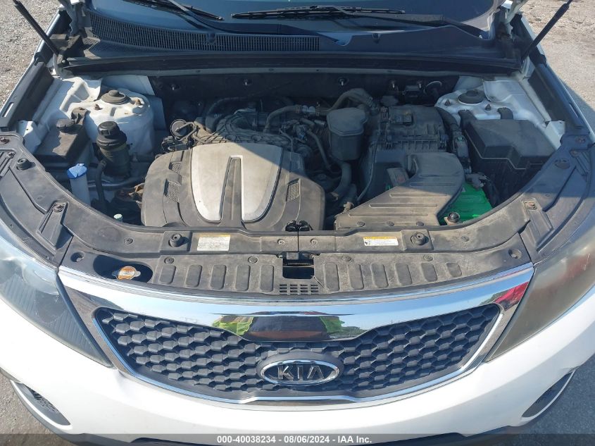 2013 Kia Sorento Lx V6 VIN: 5XYKT4A29DG333742 Lot: 40038234