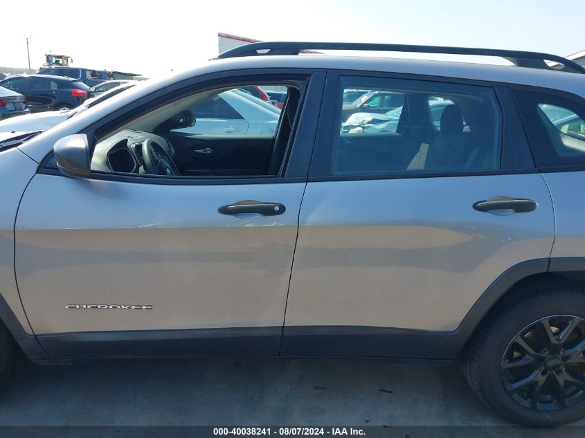 2015 Jeep Cherokee Sport VIN: 1C4PJLAB6FW617003 Lot: 40038241