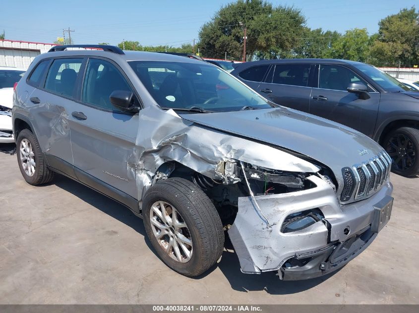 2015 Jeep Cherokee Sport VIN: 1C4PJLAB6FW617003 Lot: 40038241