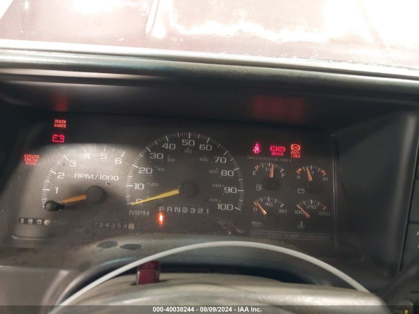 1998 GMC Sierra K1500 VIN: 1GTEK19MXWE560566 Lot: 40038244