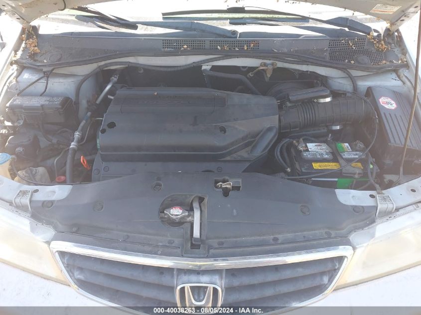 2002 Honda Odyssey Ex-L VIN: 2HKRL18772H542269 Lot: 40038263