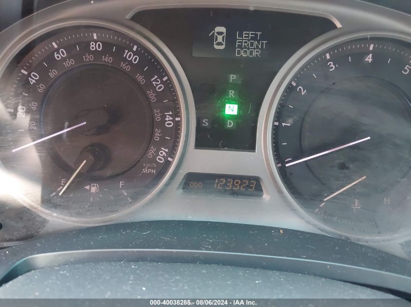 2008 Lexus Is 250 VIN: JTHCK262485018610 Lot: 40038285