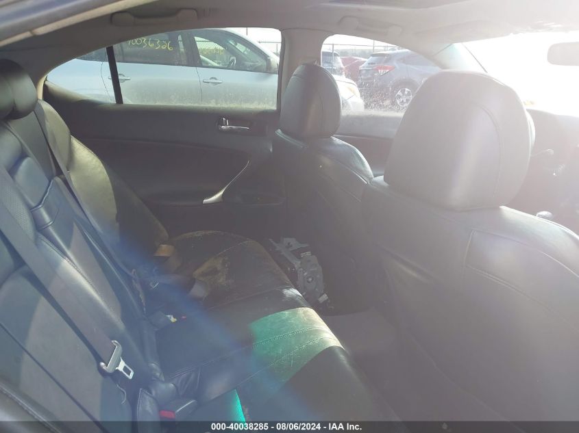 2008 Lexus Is 250 VIN: JTHCK262485018610 Lot: 40038285