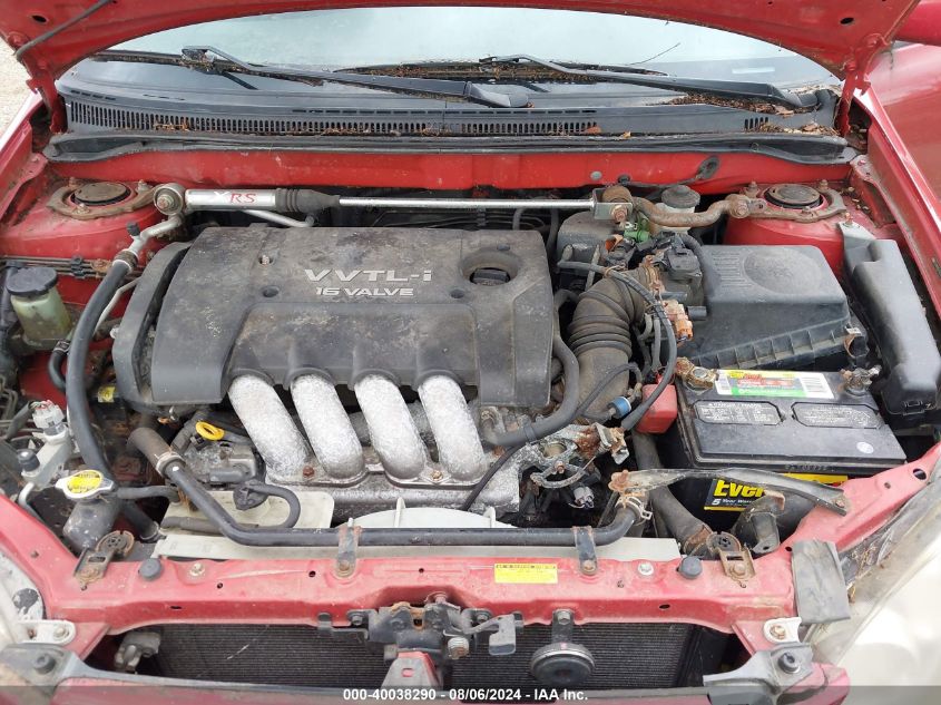 2005 Toyota Corolla Xrs VIN: 2T1BY32E15C506431 Lot: 40038290