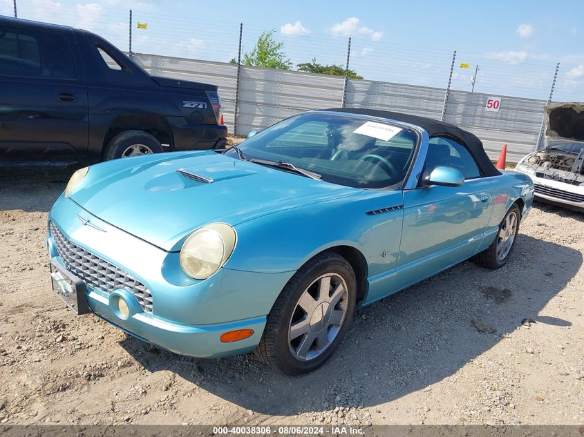 2002 Ford Thunderbird VIN: 1FAHP60A02Y122782 Lot: 40038306