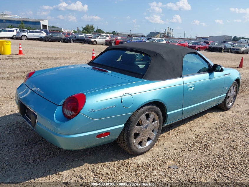 2002 Ford Thunderbird VIN: 1FAHP60A02Y122782 Lot: 40038306