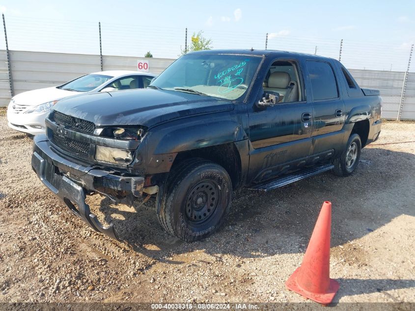 2002 Chevrolet Avalanche 1500 VIN: 3GNEK13T52G267569 Lot: 40720824