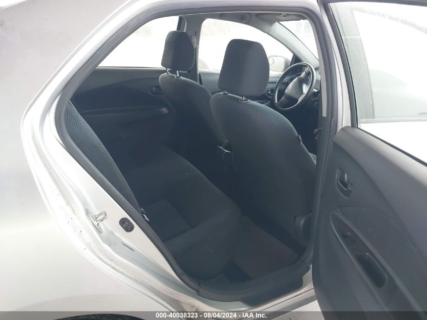 2012 Toyota Yaris VIN: JTDBT4K38CL037430 Lot: 40038323