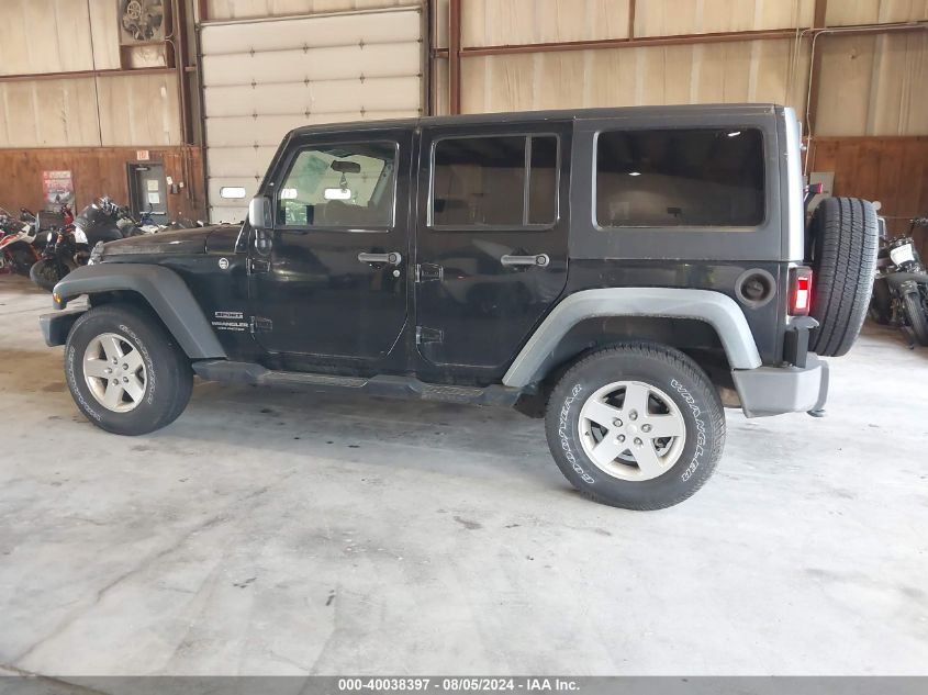 2012 Jeep Wrangler Unlimited Sport VIN: 1C4BJWDG8CL185983 Lot: 40038397