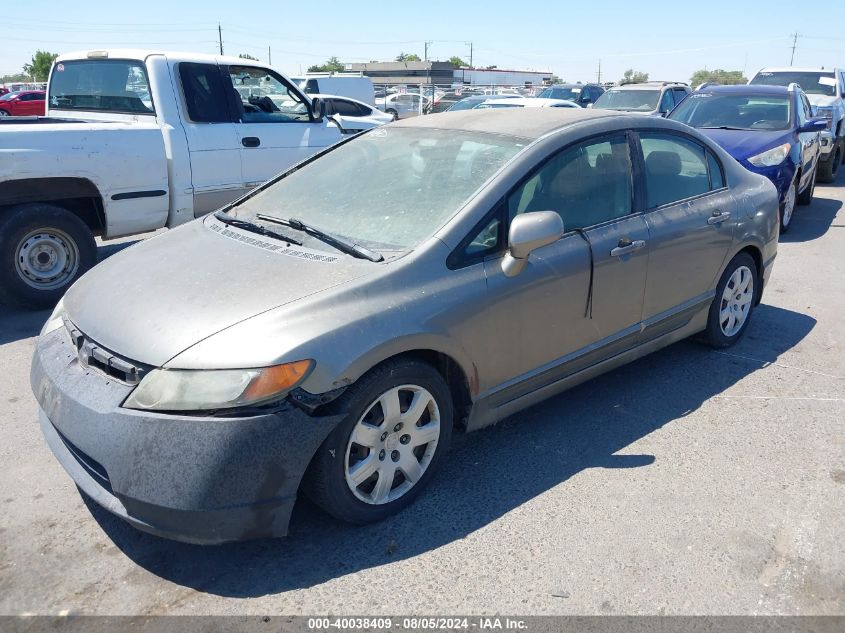 2008 Honda Civic Sdn Lx VIN: 2HGFA16598H518536 Lot: 40038409