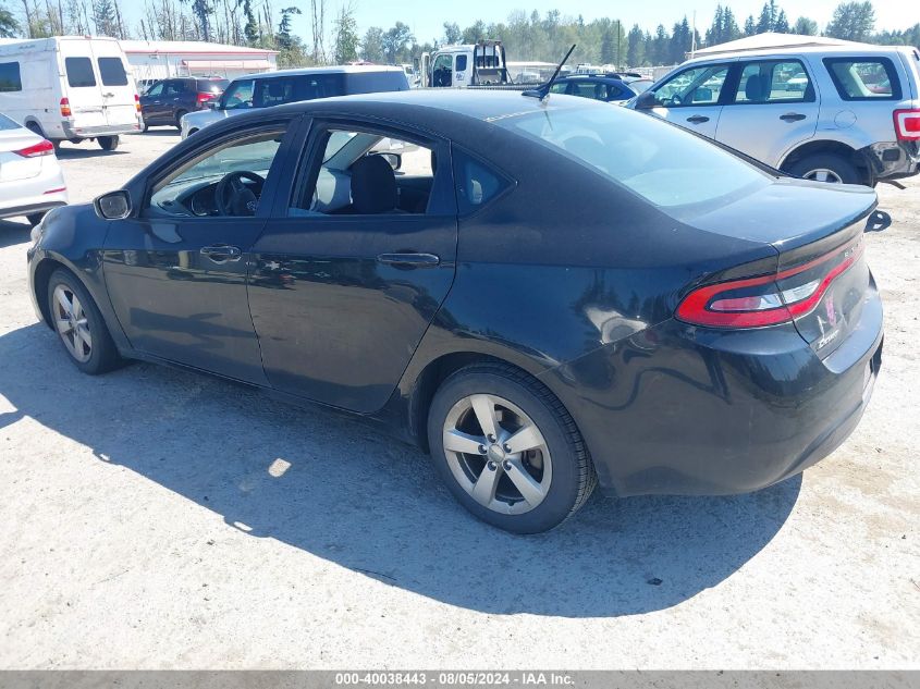 2015 Dodge Dart Sxt VIN: 1C3CDFBBXFD159066 Lot: 40038443