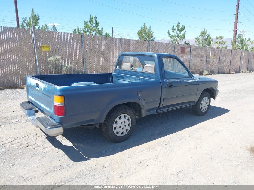 1990 Toyota Pickup 1/2 Ton Short Wheelbase VIN: JT4RN81A4L0048118 Lot: 40038447