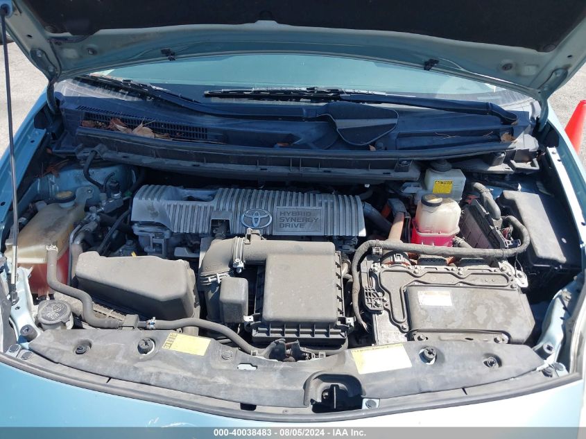 2014 Toyota Prius VIN: JTDKN3DU3E1765567 Lot: 40038483