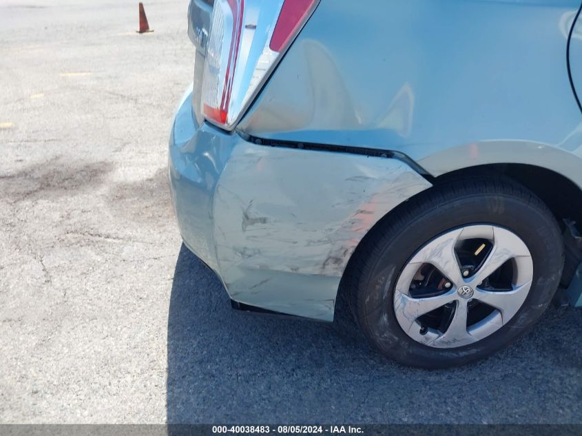 2014 Toyota Prius VIN: JTDKN3DU3E1765567 Lot: 40038483