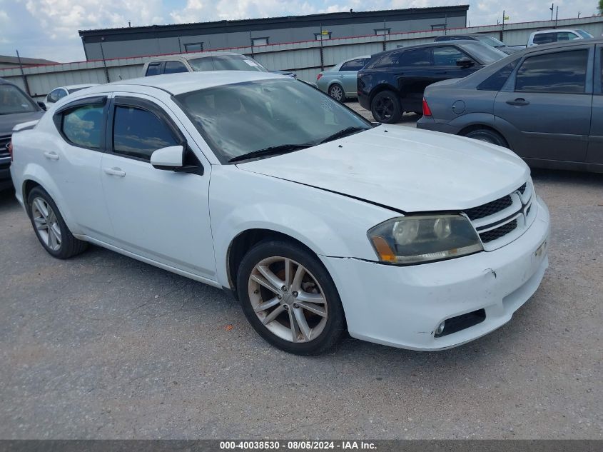 2013 Dodge Avenger Sxt VIN: 1C3CDZCB6DN504195 Lot: 40038530