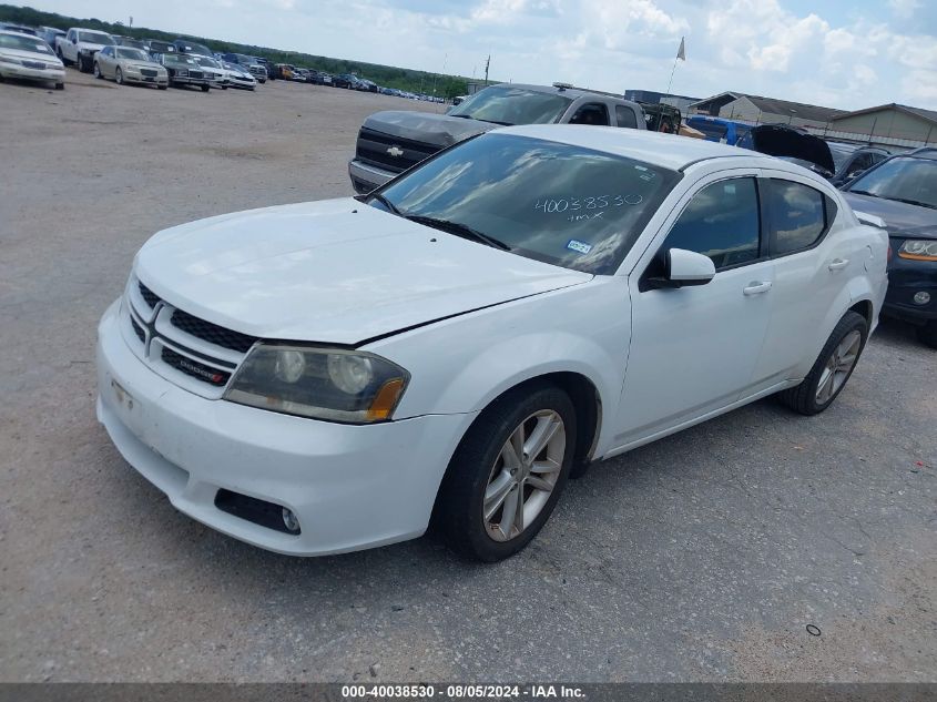 2013 Dodge Avenger Sxt VIN: 1C3CDZCB6DN504195 Lot: 40038530