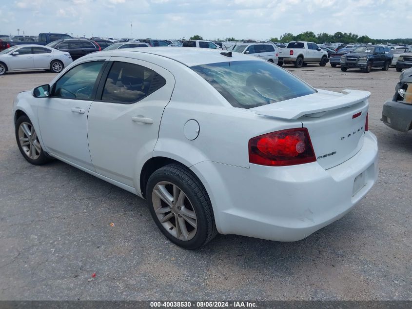 2013 Dodge Avenger Sxt VIN: 1C3CDZCB6DN504195 Lot: 40038530