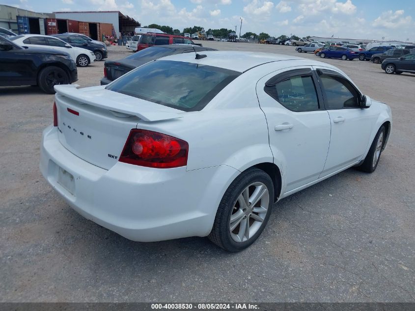 2013 Dodge Avenger Sxt VIN: 1C3CDZCB6DN504195 Lot: 40038530