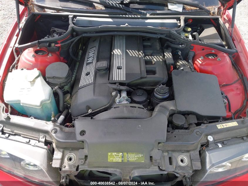 2001 BMW 325 I VIN: WBAAV33421EE75918 Lot: 40038542