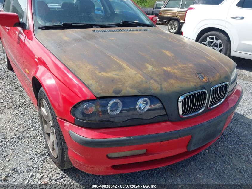 2001 BMW 325 I VIN: WBAAV33421EE75918 Lot: 40038542